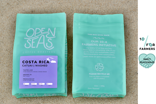 Costa Rica Washed Coffee from Open Seas Coffee Roasters