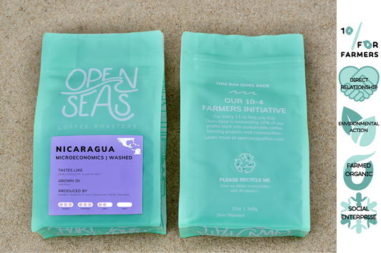 Nicaragua Microeconomics Coffee Blend from Open Seas Coffee Roasters